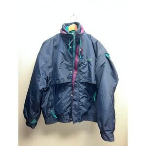 Vintage Peterbilt Jacket Turning Point Full Zip Outerwear Winter Lined VTG Large